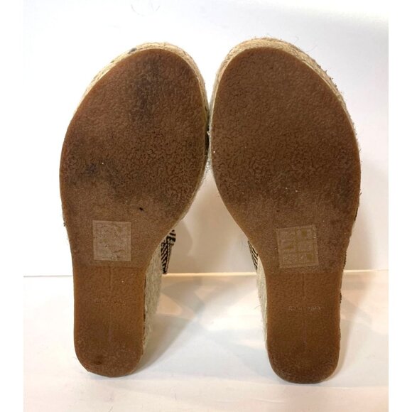 Dolce Vita Pia Espadrille Jute Wrapped Wedge Sandals Size 8 Natural Multi Color - Picture 7 of 9